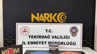Tekirdağ ilinde son 5 günde gerçekleştirilen uyuşturucu operasyonlarında, 22-26 Haziran