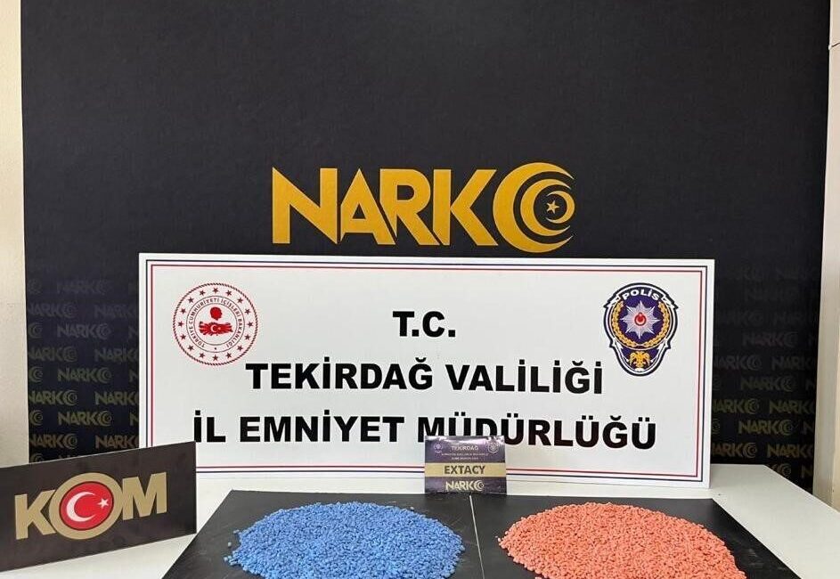 Tekirdağ ilinde son 5 günde gerçekleştirilen uyuşturucu operasyonlarında, 22-26 Haziran