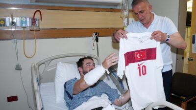 Türkiye Futbol Federasyonu Başkanı İbrahim Hacıosmanoğlu, dünkü antrenmanın ardından Arizona’daki