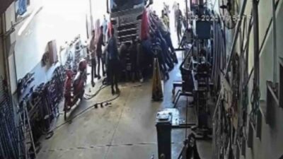 Aksaray’da, Bahçesaray Mahallesi’nde bulunan bir tamirci dükkanında meydana gelen olayda,