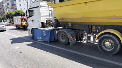 Milas ilçesinde meydana gelen bir trafik kazasında, yolun karşısına geçmeye