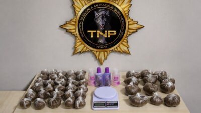 Niksar ilçesinde gerçekleştirilen bir operasyonda 2 kilo 914 gram sentetik