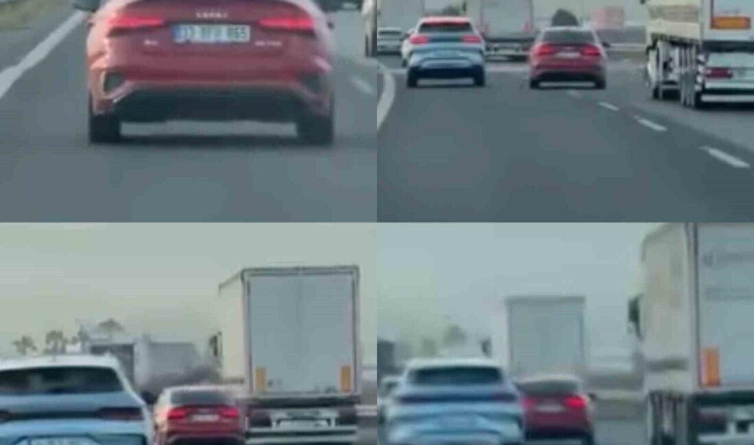 Mersin’de, ehliyetsiz bir sürücünün trafiğe yönelik tehlikeli hareketleri sonucunda toplamda