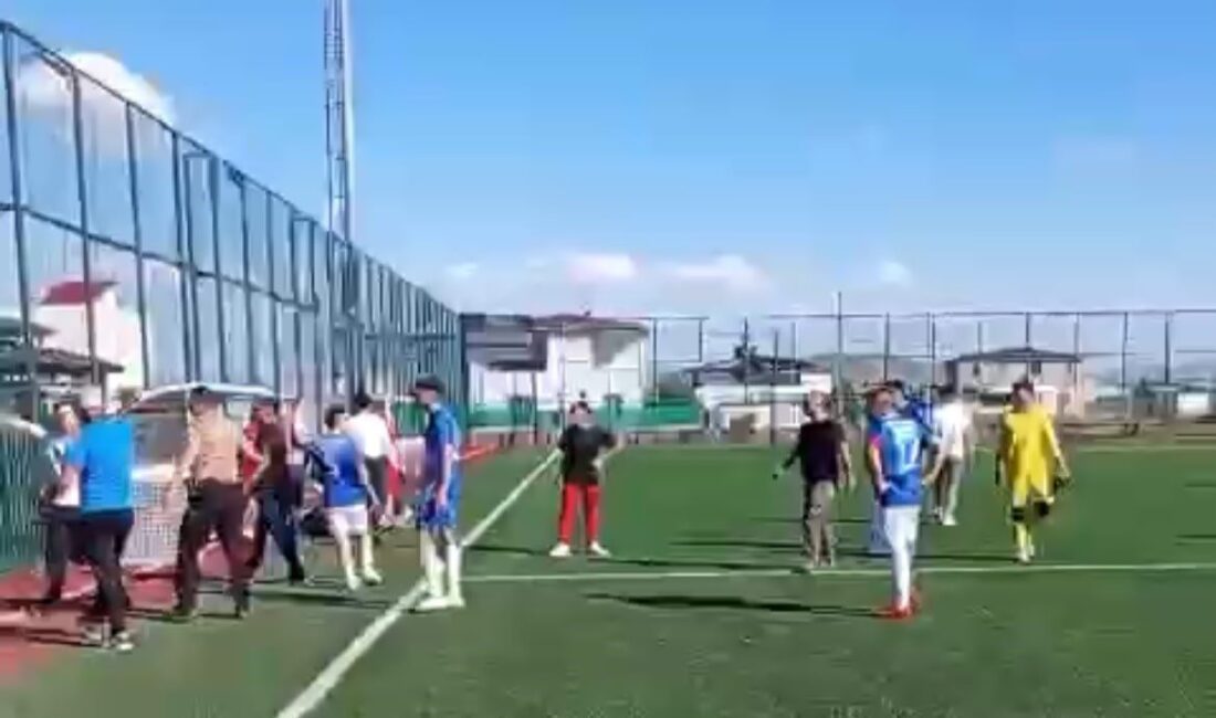 Kahramanmaraş’ın Türkoğlu ilçesinde gerçekleşen 2. Amatör Lig şampiyonluk maçının ardından