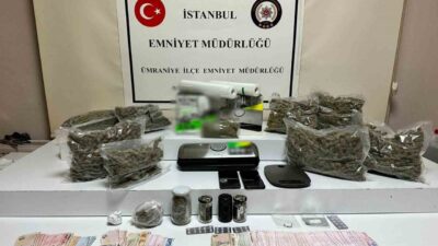 Ümraniye’de uyuşturucu ticareti yapan şahıslara yönelik düzenlenen operasyonda, “zula evi”