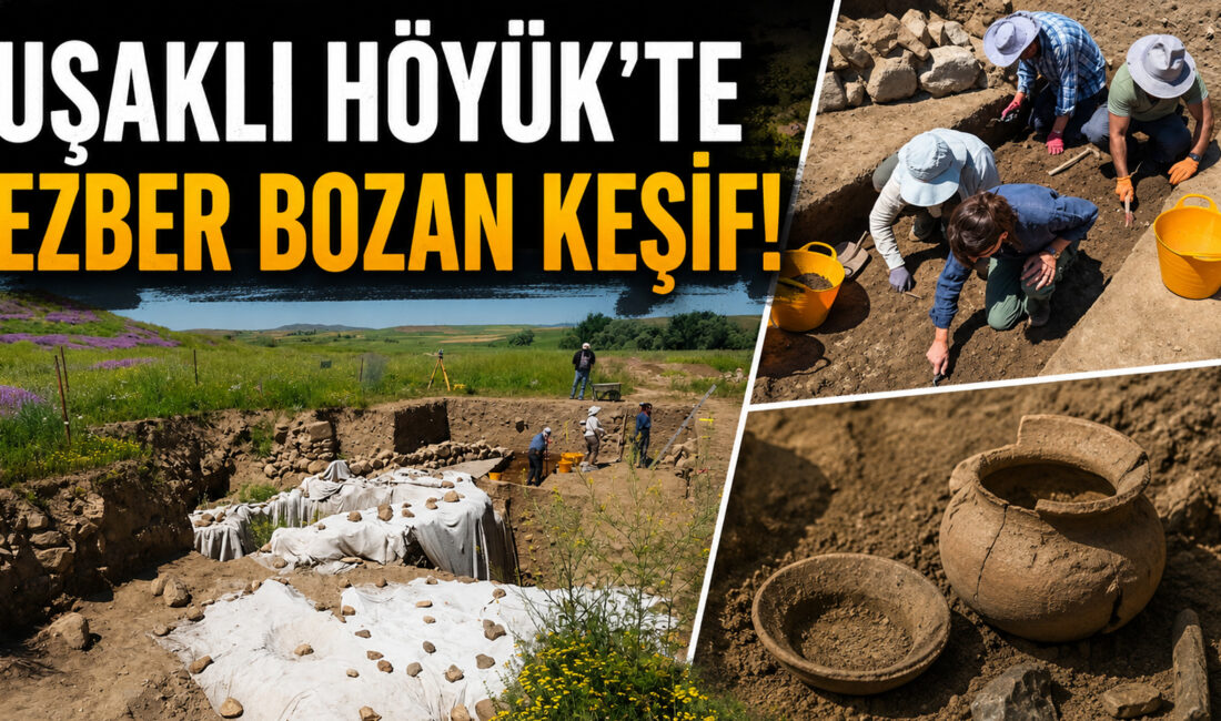 Yozgat’ın Sorgun ilçesinde bulunan Uşaklı Höyük arkeolojik kazı alanında, Hitit