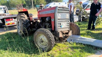 Uşak’ta meydana gelen trafik kazasında, 1’i sürücü olmak üzere toplam