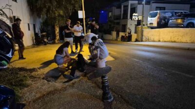 Bodrum ilçesinde bir uygulama noktasından kaçan ve bir polis ile