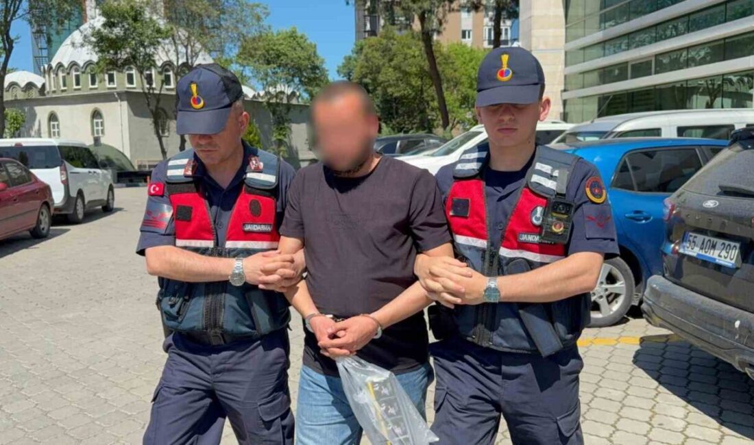 Atakum ilçesinde jandarma ekipleri tarafından gerçekleştirilen uyuşturucu operasyonunda yakalanan şüpheli