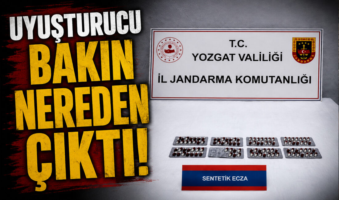 Yozgat'ta zehir tacirlerinin uyuşturucu gizlemek için kullandığı yöntem jandarma ekiplerini