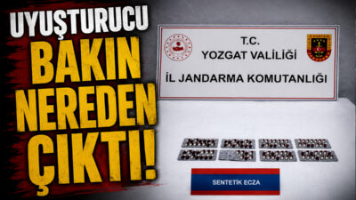 Yozgat'ta zehir tacirlerinin uyuşturucu gizlemek için kullandığı yöntem jandarma ekiplerini