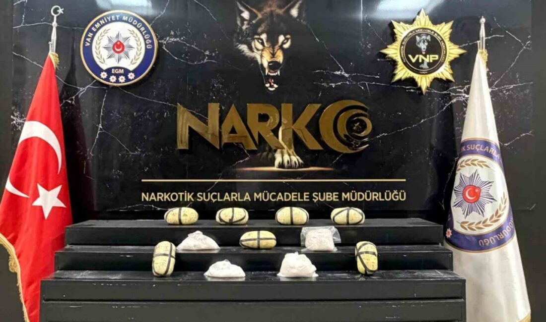 Van’ın Tuşba ilçesinde polis ekipleri tarafından yürütülen operasyon sonucunda 10