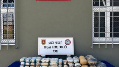 Van’ın Başkale ilçesinde güvenlik güçleri tarafından gerçekleştirilen arazi arama tarama