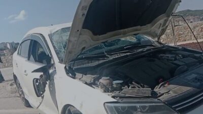 Bilecik’te meydana gelen trafik kazasında bir kişi yaralandı. Otomobilin virajı