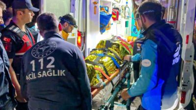 Çorum’da, yamaç paraşütüyle havadayken kontrolden çıkarak dere yatağına düşen bir