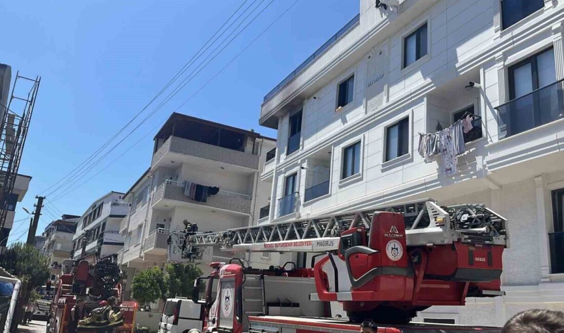 Kocaeli’nin Darıca ilçesinde, 5 katlı bir binanın 4. katında meydana