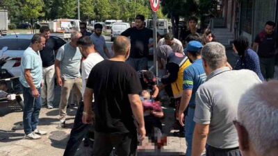 Bursa’nın Yıldırım ilçesinde, komşu iki esnaf arasında iş yeri önüne