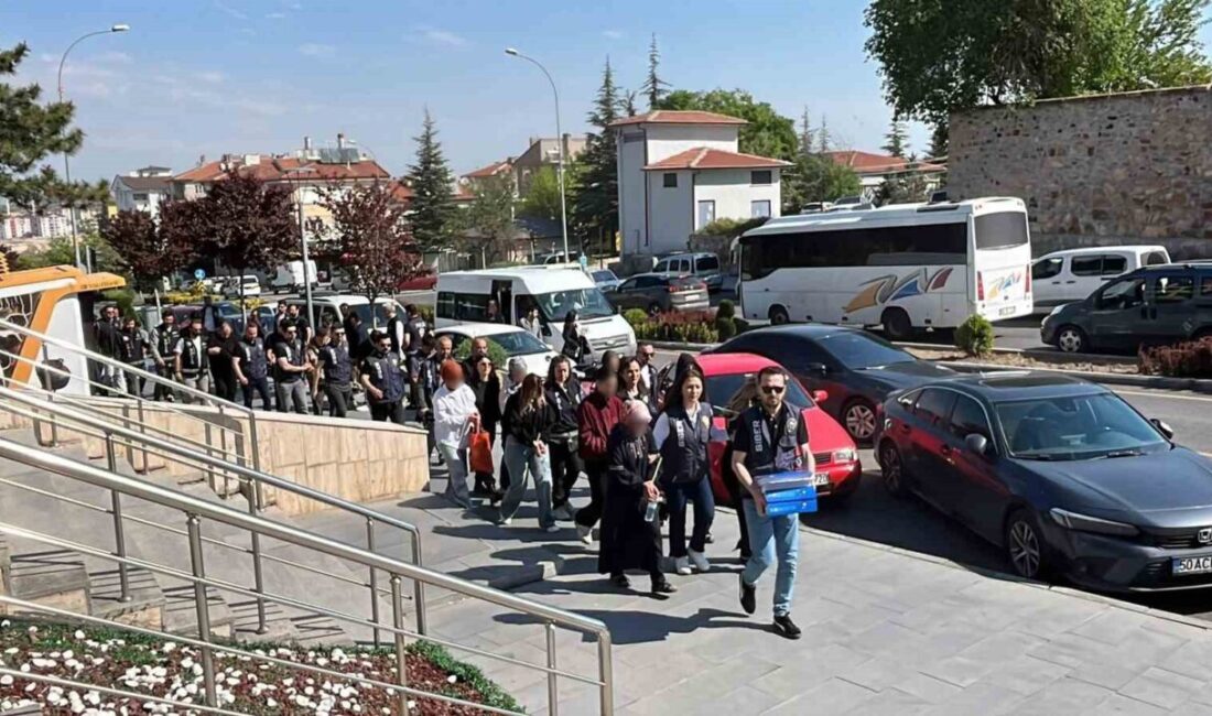 Nevşehir merkezli 27 ilde düzenlenen eş zamanlı operasyonda, yasa dışı