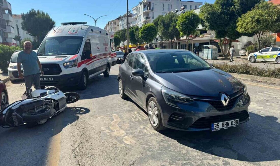 Muğla’nın Ortaca ilçesinde meydana gelen bir kazada, iddiaya göre motosiklet