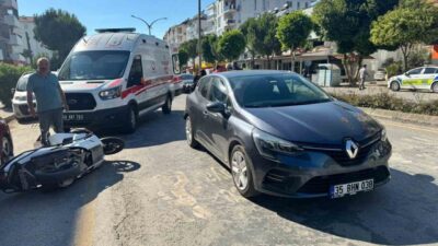 Muğla’nın Ortaca ilçesinde meydana gelen bir kazada, iddiaya göre motosiklet