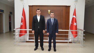 Yerköy Kaymakamı Mehmet Halis Aydın, komşu ilçe kaymakamlığına iade-i ziyaret