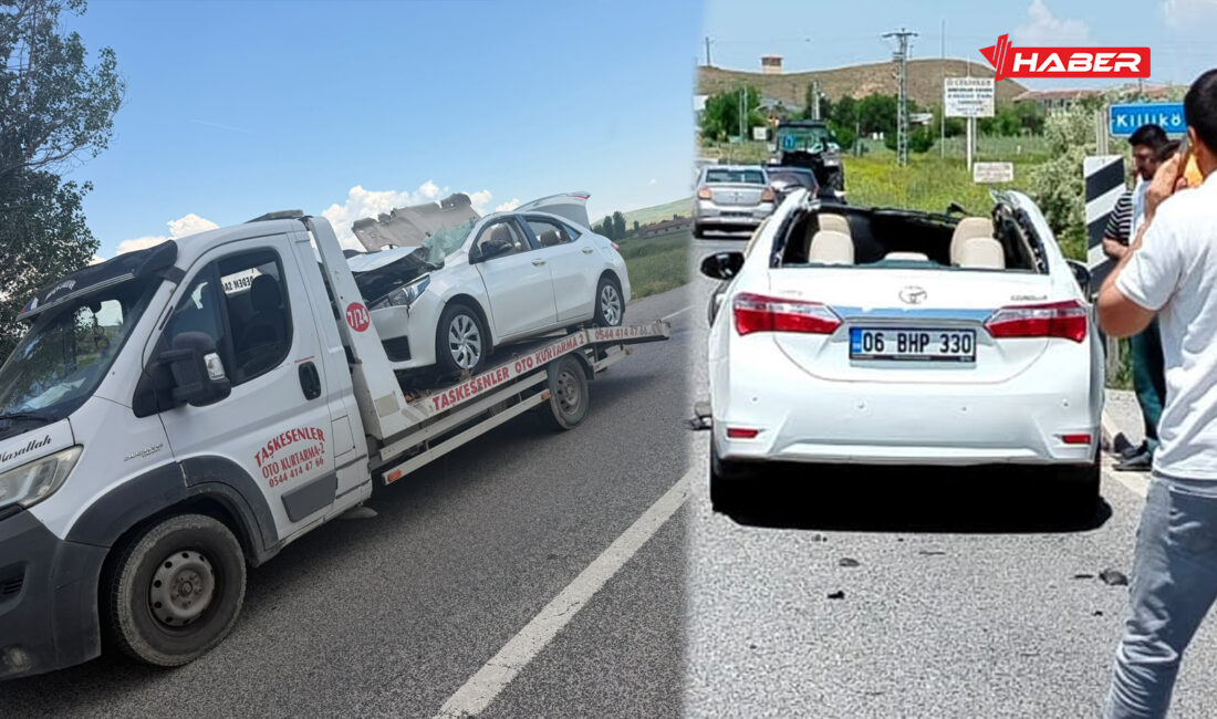 Yozgat’ın Yerköy ilçesinde meydana gelen korkunç trafik kazasında, traktöre arkadan