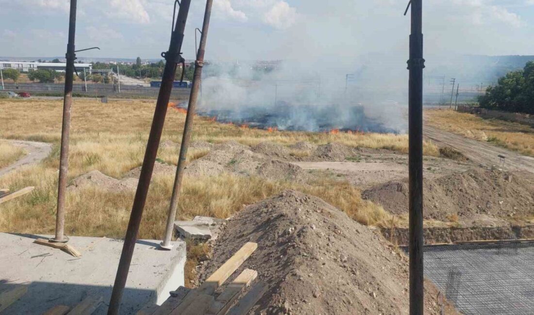 Eskişehir’de Yüksek Hızlı Tren (YHT) hattına yaklaşık 5 metre mesafede