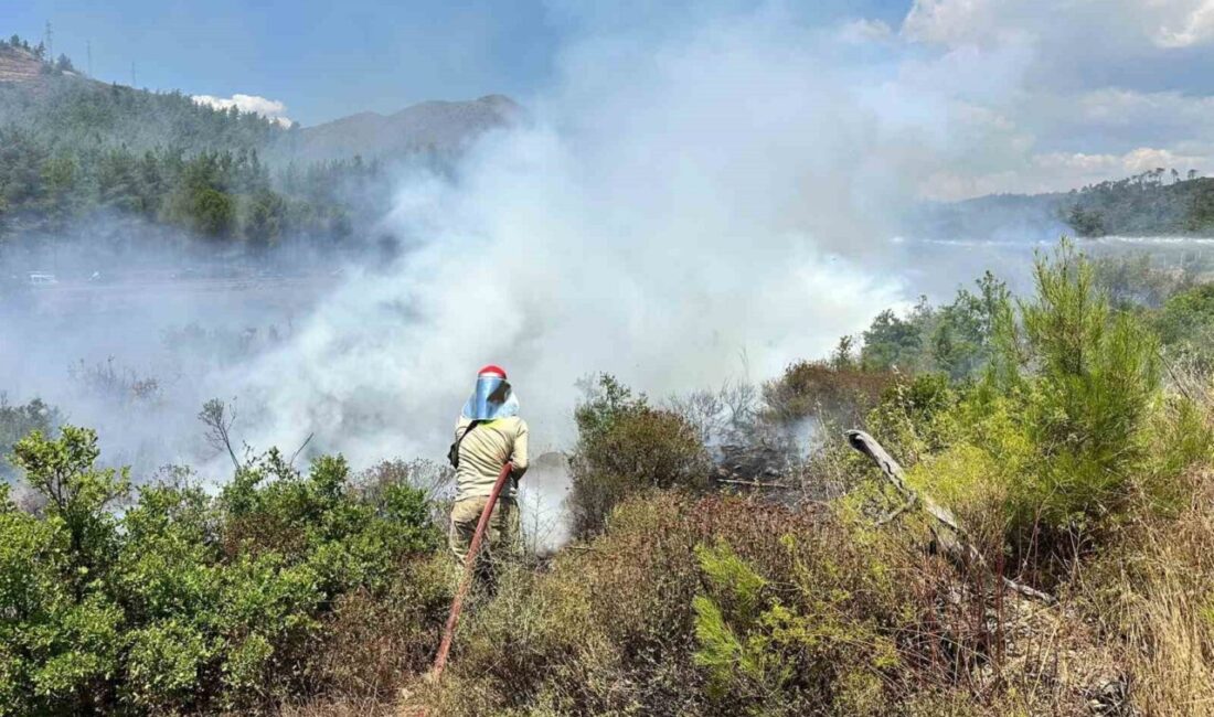 Muğla’nın Marmaris ilçesinde, Hisarönü Mahallesi Asparan mevkisinde meydana gelen yol