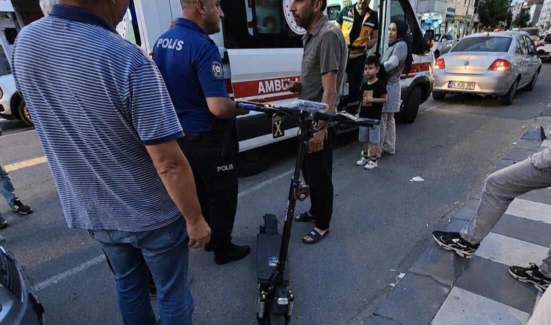 Muratlı ilçesinde meydana gelen bir kazada, yola dökülen yağ nedeniyle