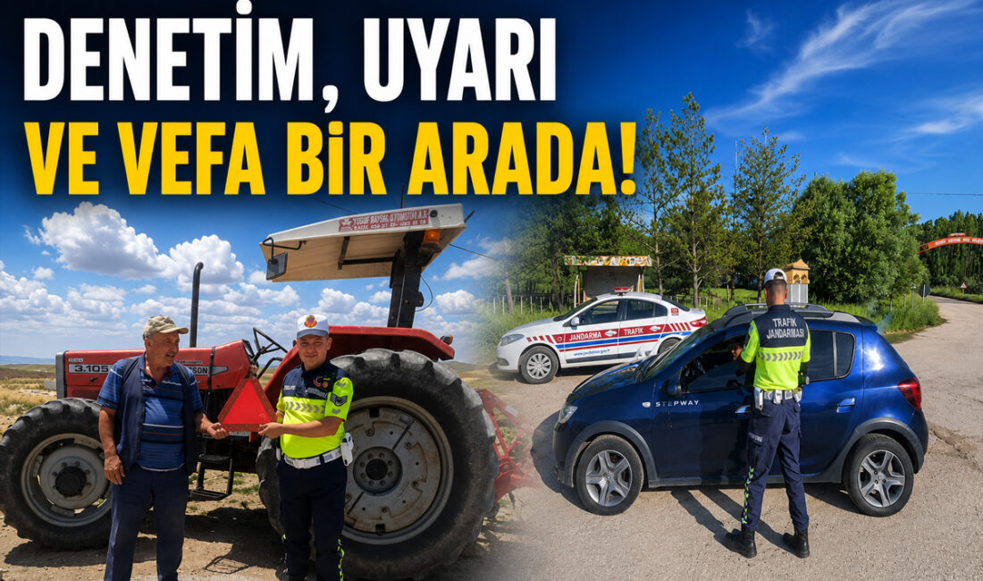 Yozgat İl Jandarma Komutanlığı ekipleri, il genelinde hem trafik güvenliğini