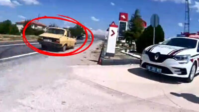 Yozgat’ın Boğazlıyan ilçesinde filmleri aratmayan bir trafik cezası olayı yaşandı.