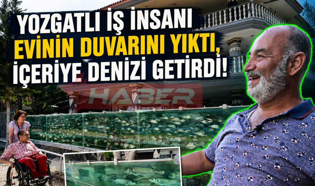 İzmir’de yaşayan Yozgatlı bir iş insanı, evindeki boş duvara bakmaktan