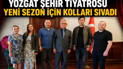 Yozgat Belediyesi Şehir Tiyatrosu oyuncuları, geride bıraktıkları başarılı ve yoğun