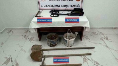 Yerköy ilçesinde kaçak kazı yapan 7 şüpheli yakalandı. Yerköy İlçe