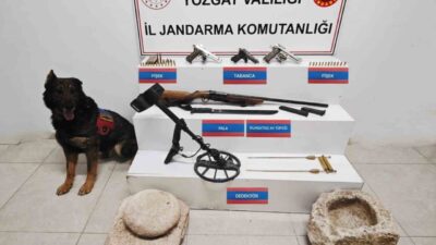 Boğazlıyan ilçesinde tarihi eserler ve ruhsatsız silahların bulunduğu adreslere operasyon