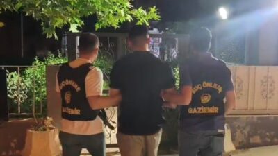 İzmir’in Gaziemir ilçesinde, uyuşturucu ticareti suçundan hakkında 18 yıl 9