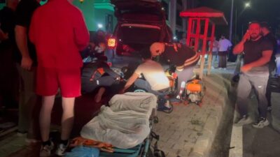 Erzincan’da bir SUV aracı ile bir motosikletin çarpışması sonucu meydana