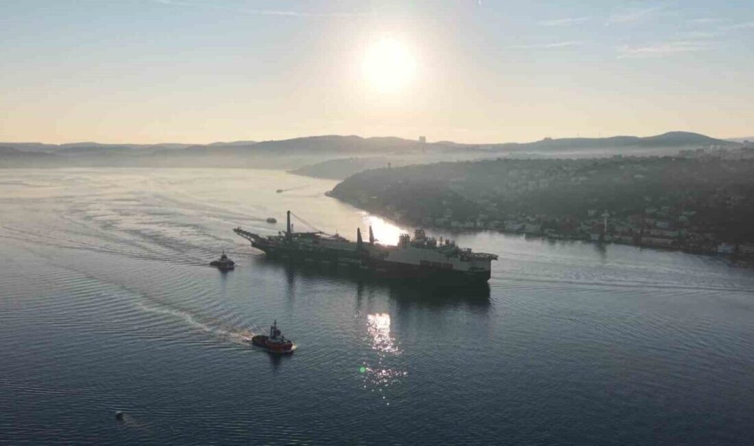 İstanbul Boğazı’nda, dünyanın en büyük ve en gelişmiş boru döşeme
