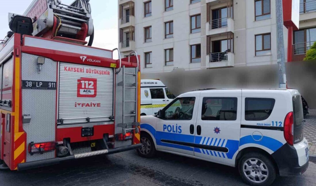 Kayseri’nin Melikgazi ilçesinde 5. kattaki bir evin penceresinden düşen 12