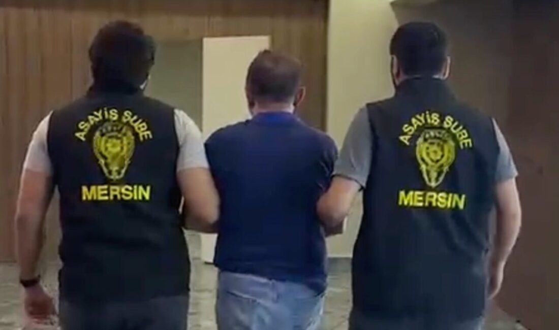 Mersin’de, çeşitli suçlardan toplamda 65 yıl hapis cezası bulunan bir