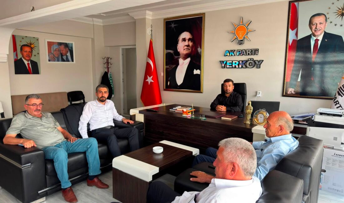 AK Parti Merkez İlçe Başkanı Şimşek ve Beraberindeki Heyetten Yerköy