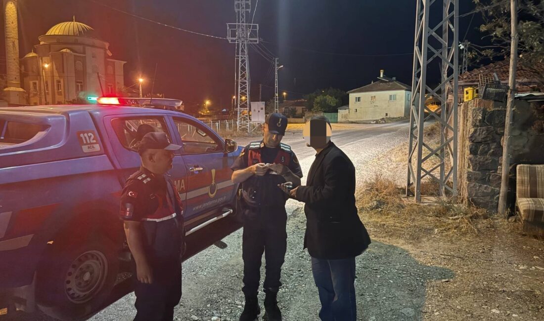 Yozgat’ta evinden uzaklaşarak kaybolan engelli bir vatandaş, jandarma ekiplerinin devriye