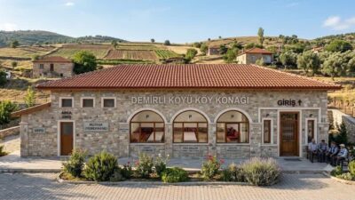 Demirli Köyü, modern bir sosyal tesise kavuşmak için dev bir