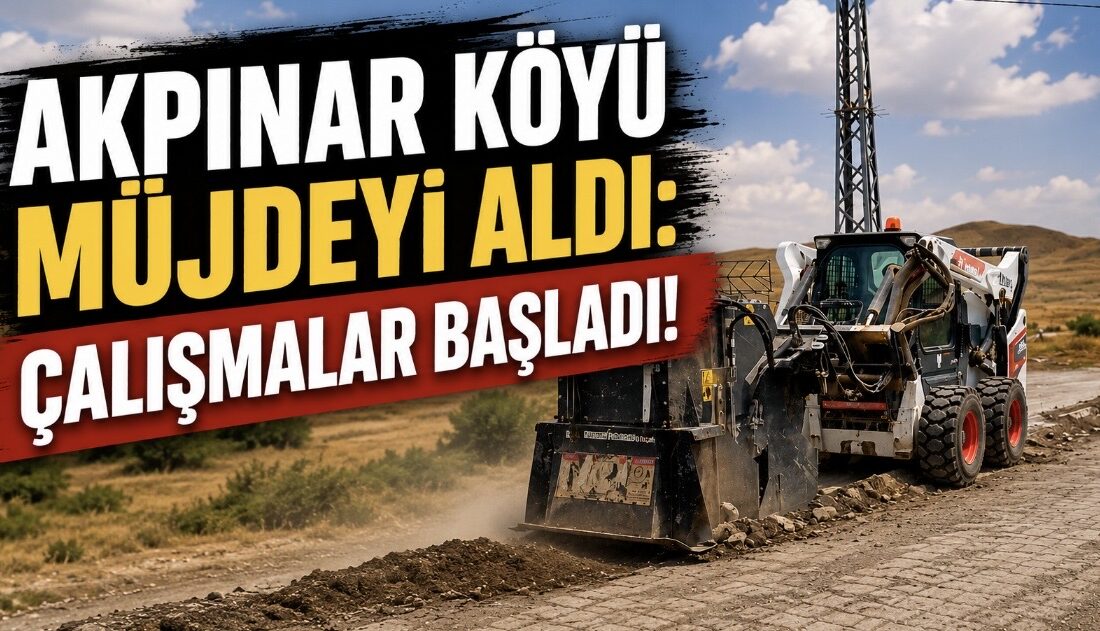 Muhtar Veli Şahin Müjdeyi Verdi: Alt Yapı Çalışmaları Hızla Devam