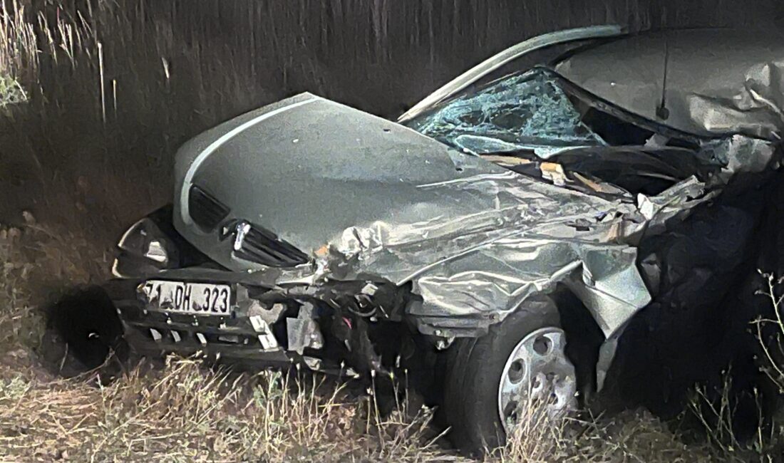Keklik Ali mevkiinde meydana gelen trafik kazasında, otomobilin traktöre arkadan