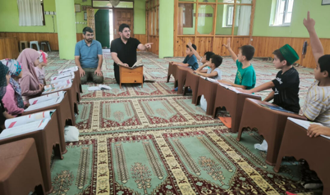 Yerköy İlçe Müftülüğü, ilçe merkezinde eğitim-öğretim faaliyetlerine devam eden Yaz