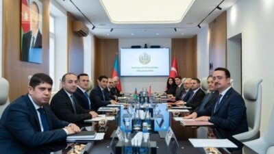 Adalet Bakanı Akın Gürlek, Azerbaycan Adalet Bakanı Farid Ahmadov ile
