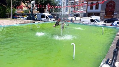 Afyonkarahisar’da, sıcak hava nedeniyle bunalan 4 ile 10 yaş arası