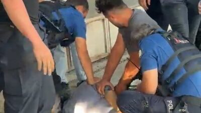 İznik ilçesinde, çevreyi rahatsız ettiği belirtilen ve akli dengesinin yerinde