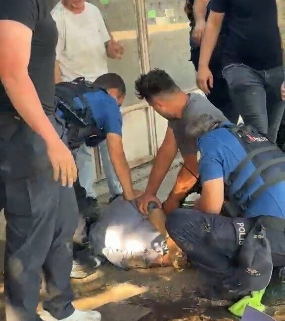 İznik ilçesinde, çevreyi rahatsız ettiği belirtilen ve akli dengesinin yerinde